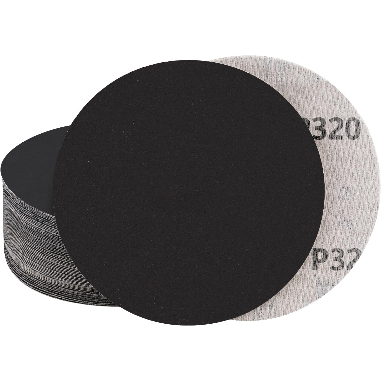 Disques abrasifs 150 mm grain 320 à haute durabilité pour ponçage à sec et à eau