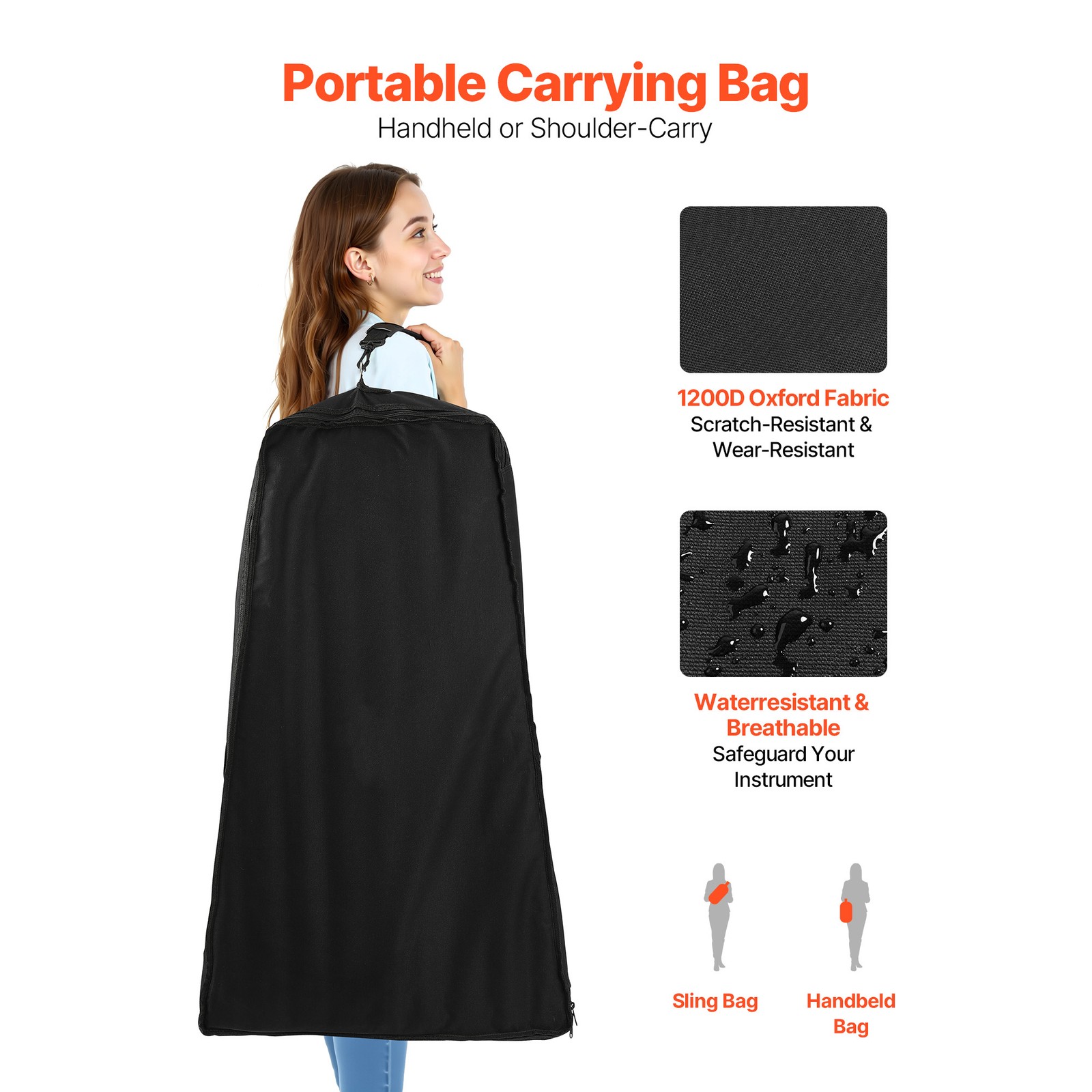 Uimoso 37-Note Glockenspiel Xylophone with Wooden Frame and Adjustable Stand