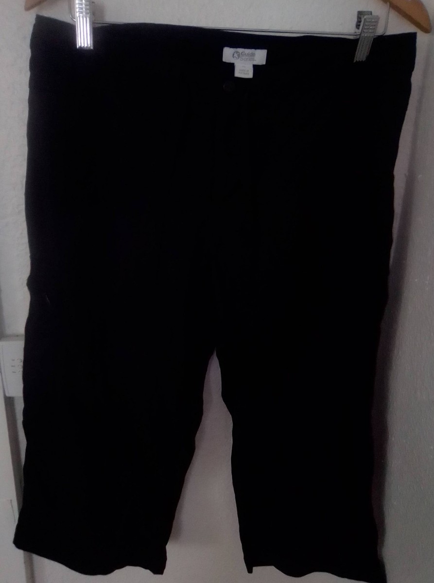 Pantalon De Randonnée Gander Mountain Guide Series – Femme Noir Capri Taille 6