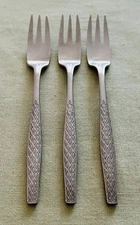 MCM JHQ DANSK DESIGNS Denmark VARIATION IV Set of 3 Salad Forks 6.5"