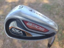 Adams Idea A3OS 9 Hybrid Iron Steel R Flex Shaft Golf Club