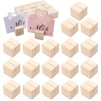 Tischkartenhalter Holz Hochzeit Party Fotohalter Platzkartenhalter 20 StüCk