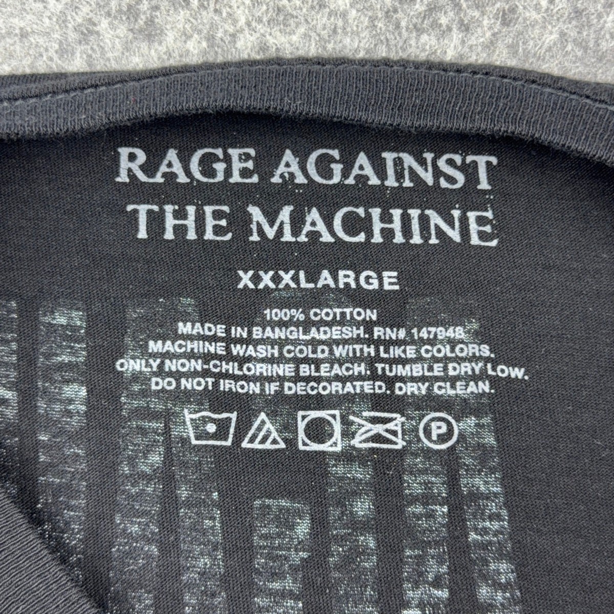 Rage Against The Machine T Shirt Mens 3XL Black Public Service Tour Band Tee View 4