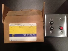 SQUARE D 9001BF3030 FLUSH MOUNT PUSHBUTTON STATION NEW (G)