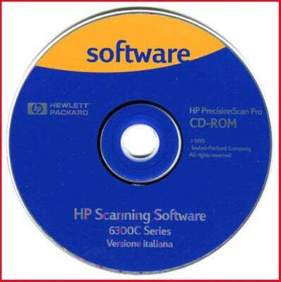 CD - Hewlett Packard (2) - Scanning Software 6300C Series - Versione italiana