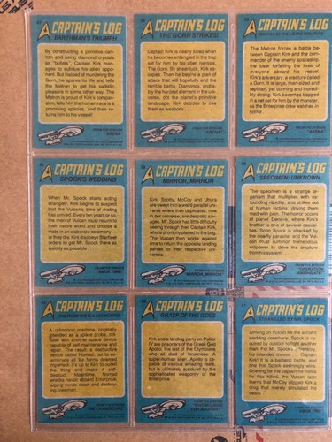 1976 TOPPS STAR TREK CARD SET**COMPLETE 88 CARDS + 22 STICKERS SET**NEAR MINT* - Picture 14 of 24