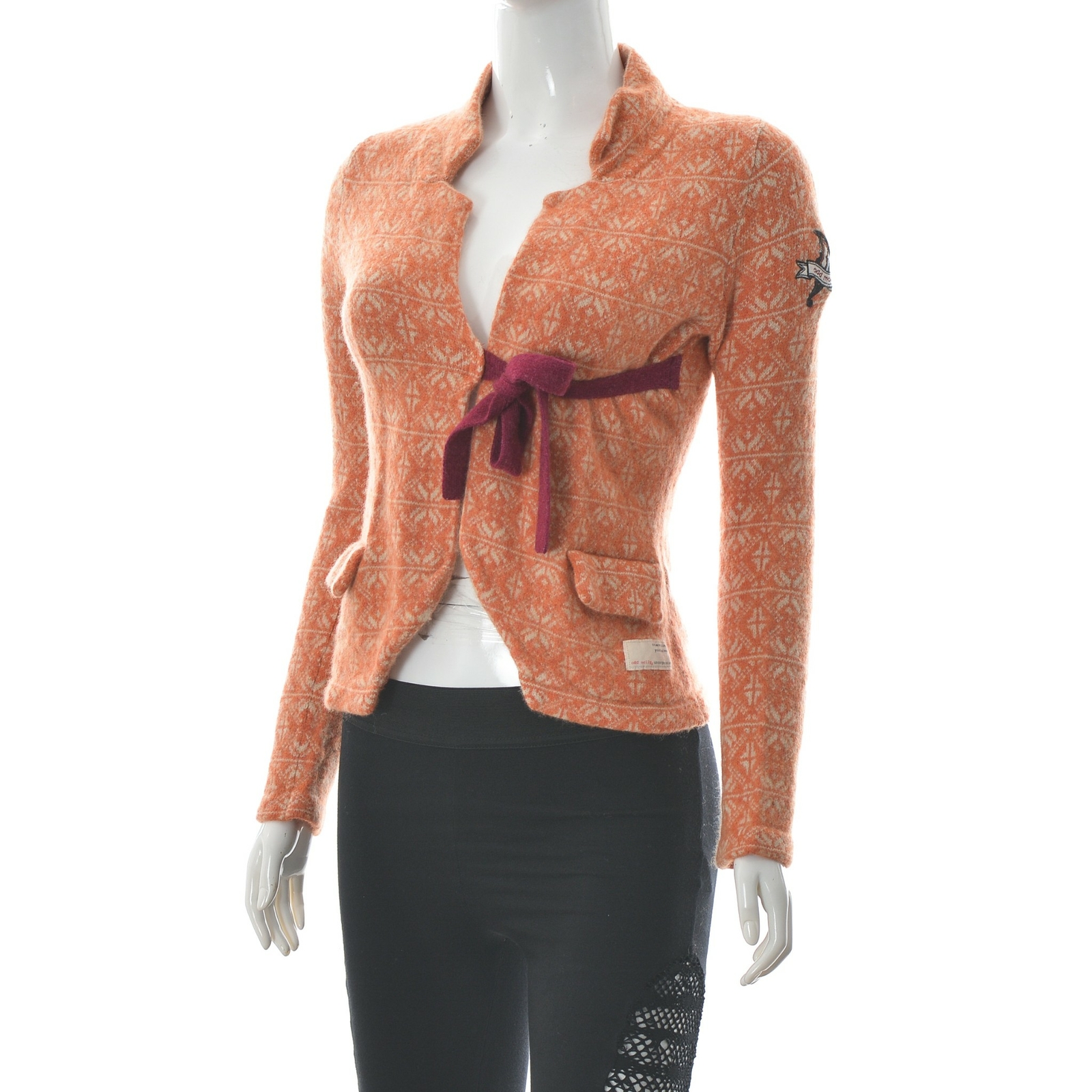 Front Cropped Top Lambswool KNIT Size 