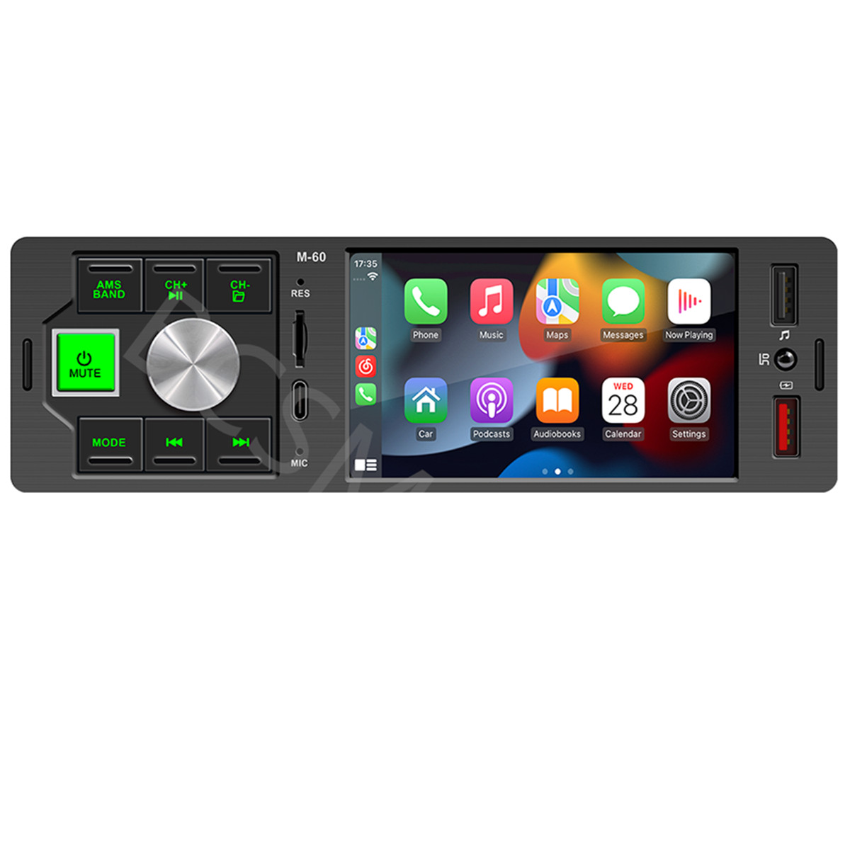 Stereo Single 1din Mp5 Player Bluetooth Mirror Link For Apple Carplay