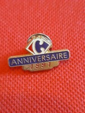 Pin's 1991 anniversaire carrefour 