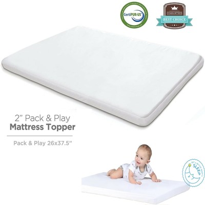 crib mattress pad memory foam