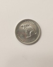 Canada 1967-1867 five cent Snow Rabbit Coin Queen Elizabeth II - Uncirculated