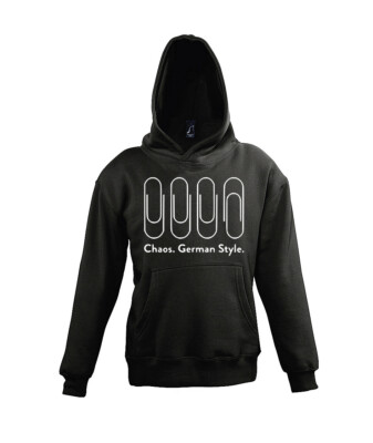 Youth Designz Kinder Hoodie Chaos German Style Pullover Print Spruch Lustig Fun