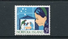 1964 Norfolk Island Christmas - MUH 5d Stamp
