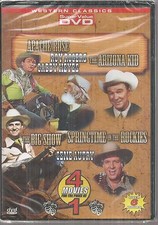 4 Movies Set Western Classics: The Arizona Kid Apache Rose; The Big Show DVD New