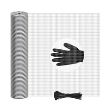 48in x 100ft Hardware Cloth Hot-Dip Galvanized Welded Wire Mesh - Heavy Duty ...
