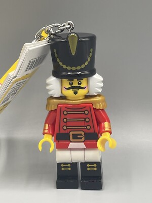LEGO 5008989 NUTCRACKER Keychain LIGHT Extra LG Minifigure LED Lights, NEW w/Tag