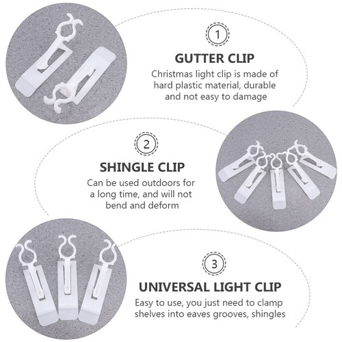 Urlaub Licht Clips Outdoor Lichter Clip Eiszapfen Licht Clips - Bild 4 von 12
