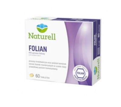Naturell FOLIAN 60 TABL. Folsäure SCHWANGERSCHAFT fur schwangere Frauen