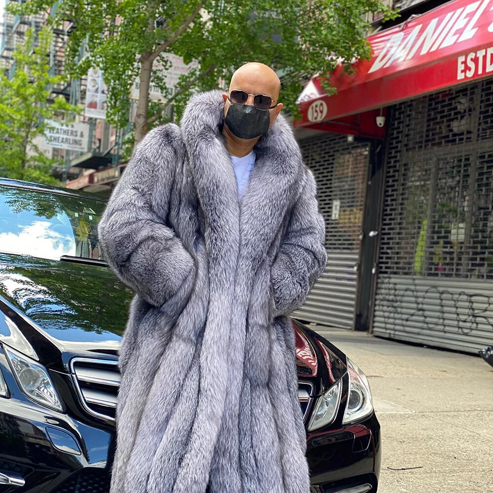 Mens all fur clearance coat