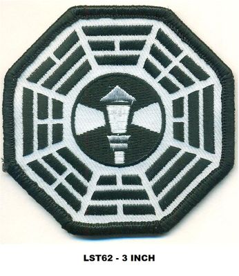 MINI LOST TV SHOW  PATCH - LAMP POST - LST62