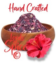 Bulk Hibiscus Flower Dried Organic Cut Flowers Hibiscus Sabdariffa 2oz Fast USA