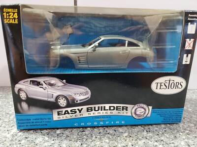 Testors Easy Builder Chrysler Crossfire Silver Series Kit Skill Level 2