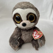 NWT Ty Beanie Boos Dangler the Sloth 6" Size Sparkly Eyes TySilk Brand New MINT