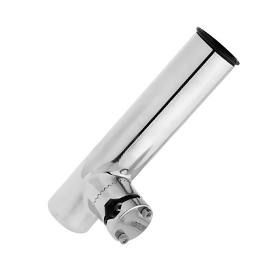 Edelstahl Rutenhalter Angelrutenhalter 360° Drehbar für Rails 19mm bis 25mm