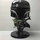Funko Pop Star Wars Mandalorian with The Child #380 Jumbo 10" Vinyl Bobble-Head