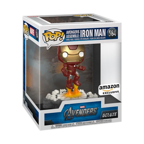 Funko Pop! Deluxe: Marvel - Avengers Assemble: Iron Man (6 inch) - Amazon...