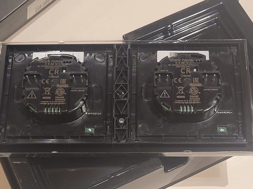 Black Nova Aria Collection Combined, Double Frame Crestron 12 Button New/Ship!!1 - Picture 9 of 17