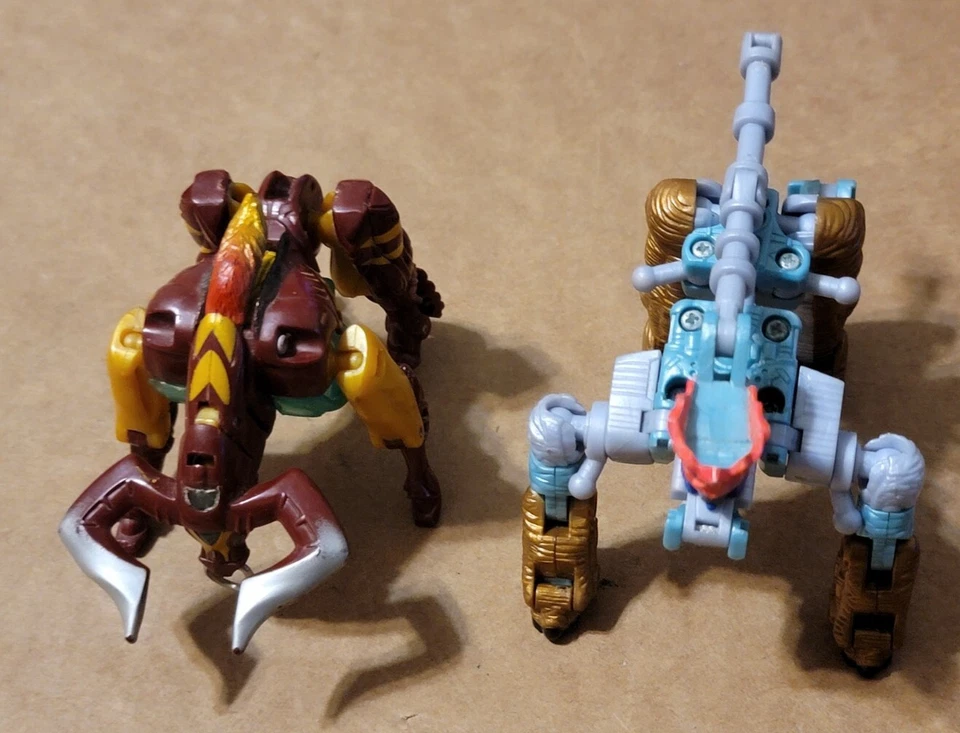 Лот из 2 фигурок Transformers Beast Machines Dinobot Striker Partial & Longhorn 2000 - Изображение 2 из 4
