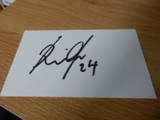 DAVID FOX  - ACTIVE / RETIRED PLAYERS - ALL LEAGUES -AUTOGRAPHED CARD