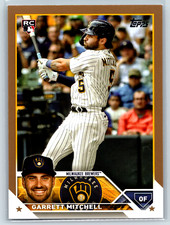 Garrett Mitchell 2023 Topps Gold SN2023 #359 Milwaukee Brewers