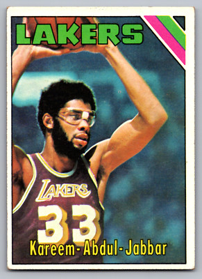 1975-76 TOPPS #90 KAREEM ABDUL-JABBAR LAKERS