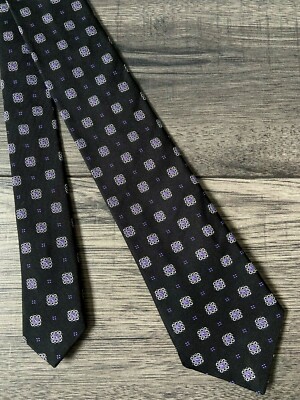 PAUL SMITH The British Collection Schwarze Krawatte Hergestellt In England