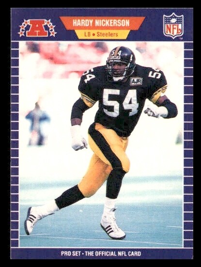 1989 Pro Set #353 Hardy Nickerson Rookie Pittsburgh Steelers