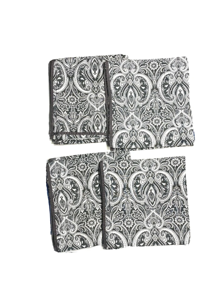 Juego de 6 cortinas y fundas Tommy Hilfiger Hudson Park gris cachemir descontinuado Foto 2 de 4