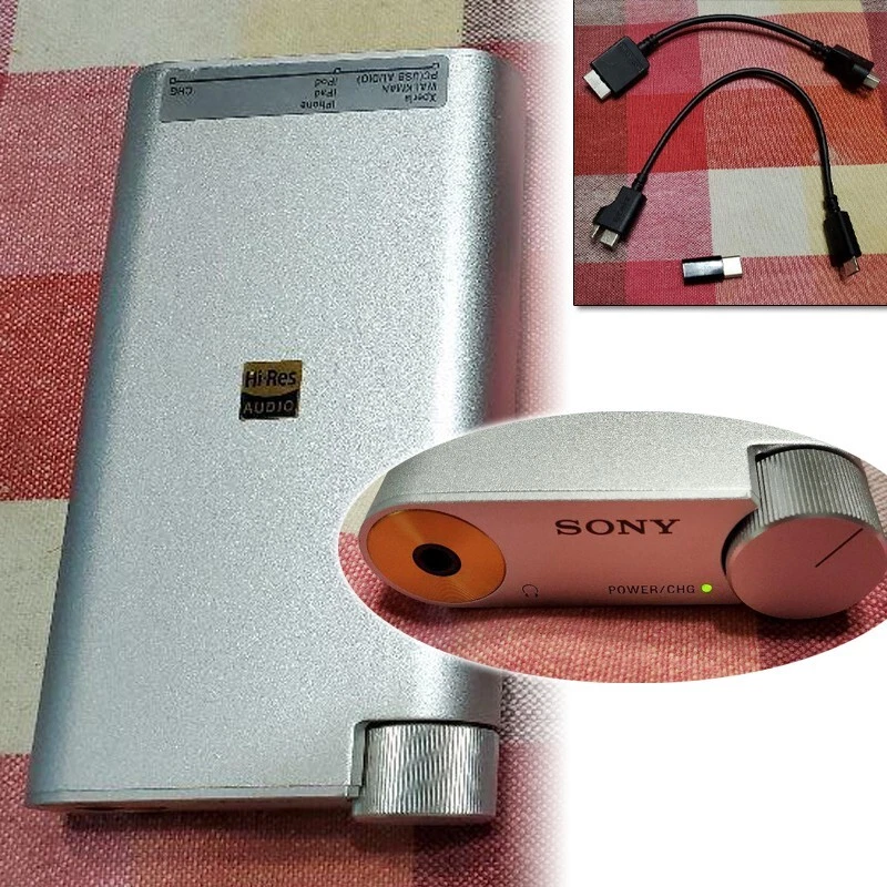 Sony PHA 1A Portable Headphone Amplifier w Cable Adapter