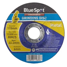 Blue Spot 19656 Metal Grinding Disc 115mm