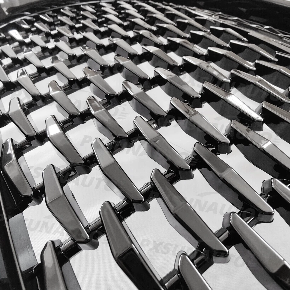 Fits 2015-2019 Chrysler 300 300C Black SRT Style Front Upper Hood Grille grill Foto 2 de 4