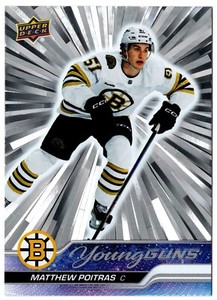2023-24 Upper Deck Young Guns Outburst Silver MATTHEW POITRAS #478 Boston Bruins