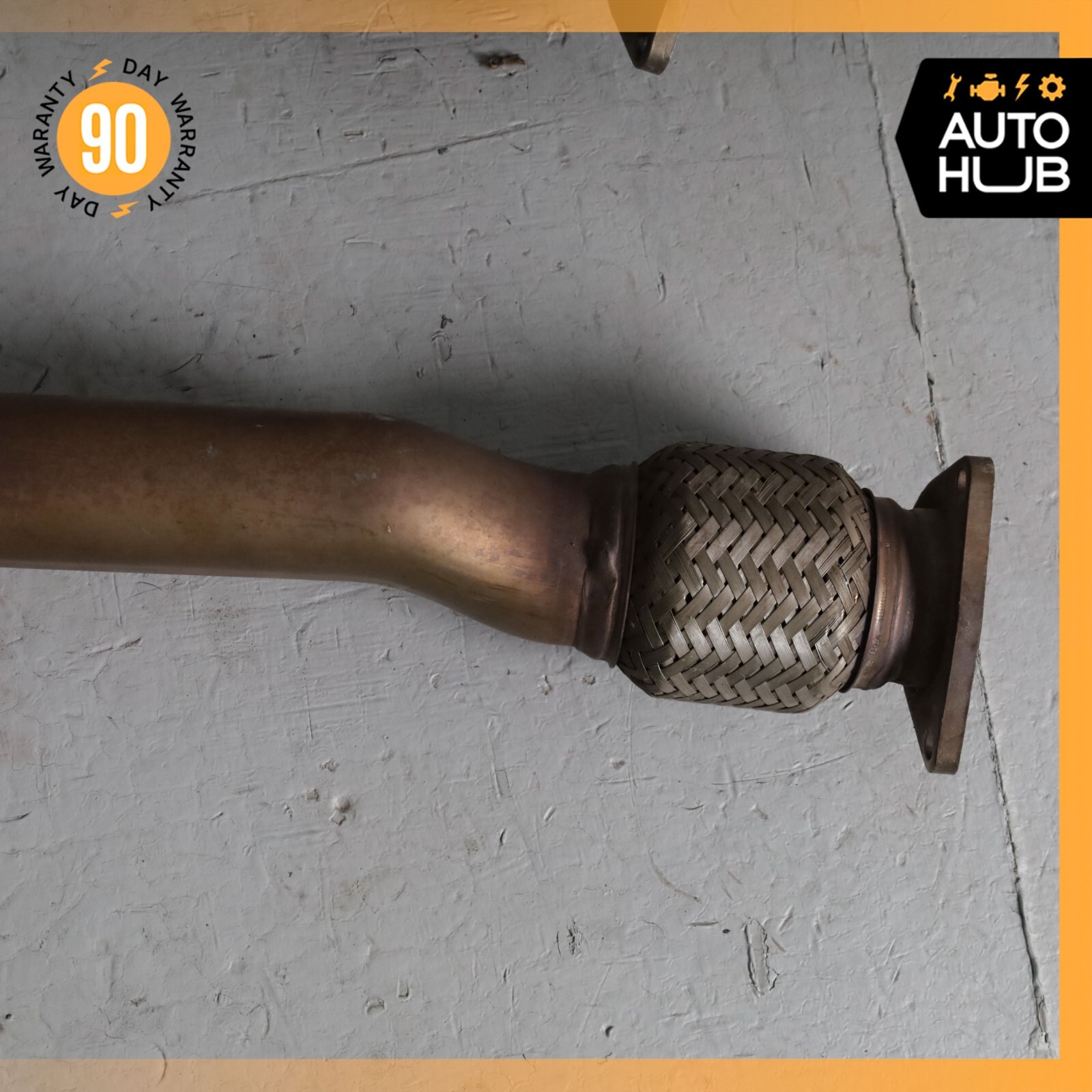 03-13 Bentley Continental GT GTC Exhaust Downpipe Left & Right Side Set OEM