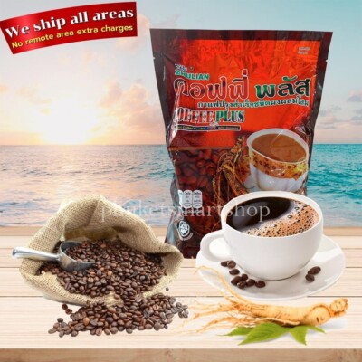 Zhulian Coffee Plus Ginseng Herbal Instant Powder Aroma Healthy Tasty 2 x 40 Sac