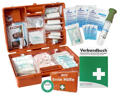 WM-TEAMSPORT Erste-Hilfe-Koffer Gastro "PRO" (Betriebe) akt. DIN 13157 inkl. Brandwundenset