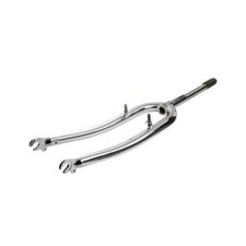 Fourche vtt 26'' chromee potence d22.2 filetee a tasseaux - Accessoire Vélo