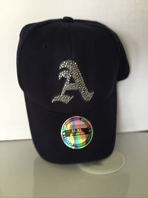 Vintage A’s cap with rhinestones Oakland A main image 3