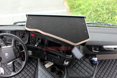 Mitteltisch Lkw Tisch für  SCANIA  S und R Neu Generation ab 2017 schwarz beige