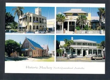 D7666 Australia Q Historic Mackay 4 images MV postcard