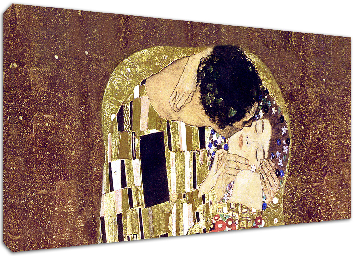 Quadro Moderno Arredamento Arredo Casa Arte Il Bacio di Klimt Stampa su Tela